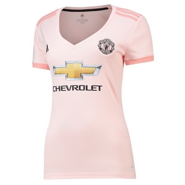 Camiseta Manchester United Segunda equipación Mujer 2018-2019 Rosa